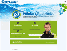 Tablet Screenshot of lvi-myller.fi